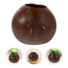 Coconut Shell Flower Pot Unique Old Design Breathable Kindergarten Succulent Planting Cute Planter Bowl Nursery Pots 1