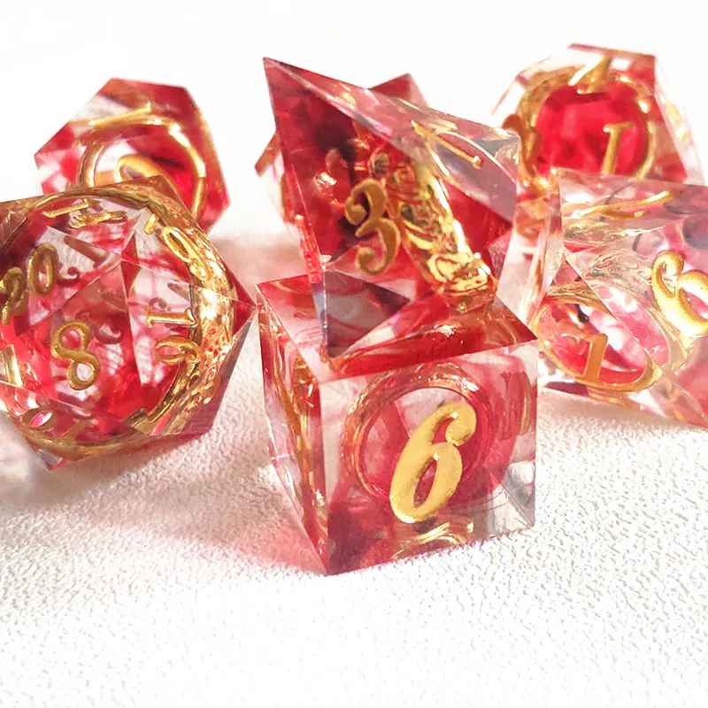 

Мини-Планета DND кольцо игральные кости из полимерной смолы зеленый глаз игральные кости для ролевых игр D4 D6 D8 D10 D % D12 D20 кости оптовая продажа с завода