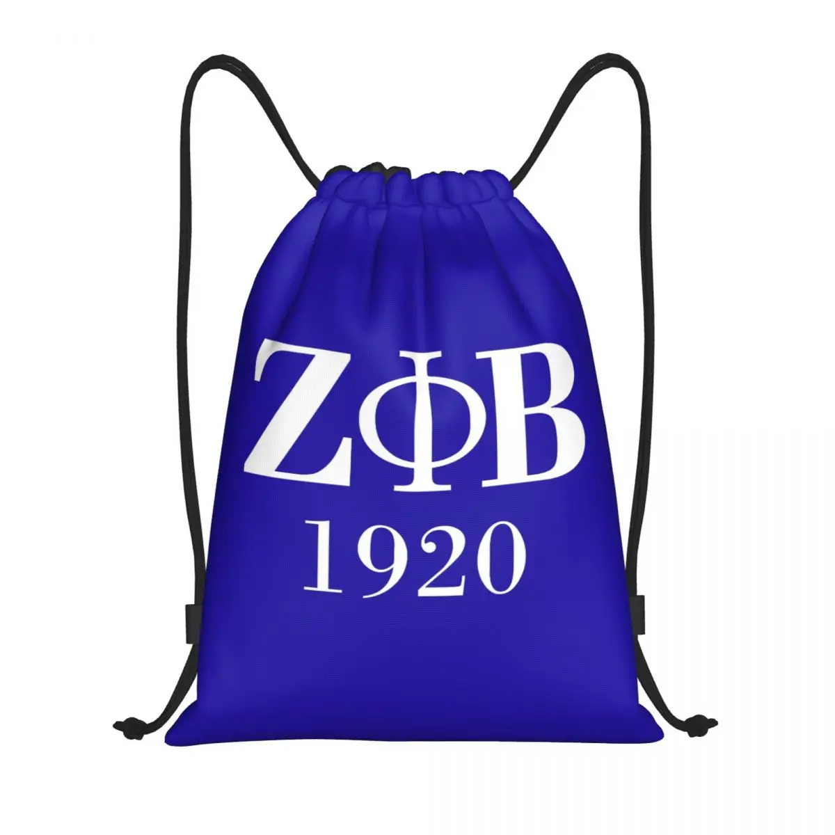 

Рюкзак Zeta Phi Beta Sorority с логотипом на шнурке для тренировок и йоги, рюкзаки для женщин и мужчин с греческими буквами 1920, спортивный рюкзак для спортзала