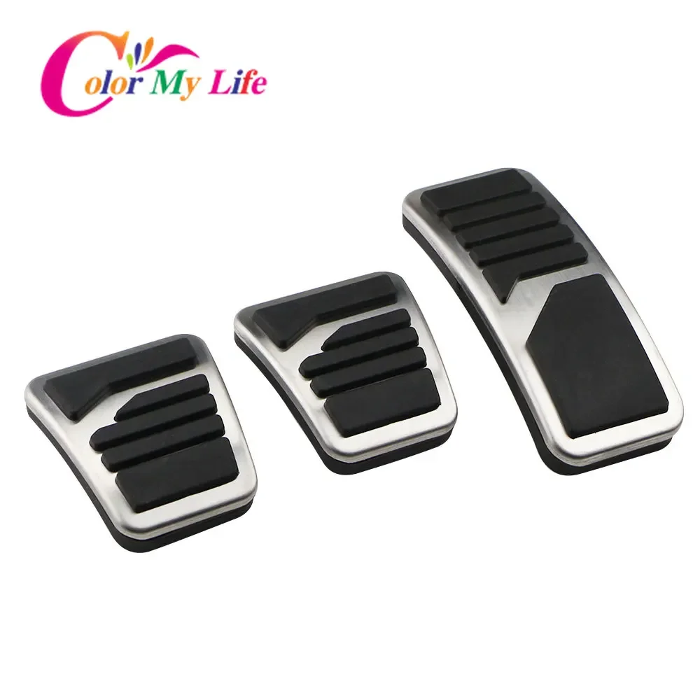Stainless Steel Car Pedal Pad Cover AT MT Pedals for Mitsubishi ASX Outlander Lancer EX Eclipse Cross Pajero car accessories car pedals pedal cover stainless steel pedal cover