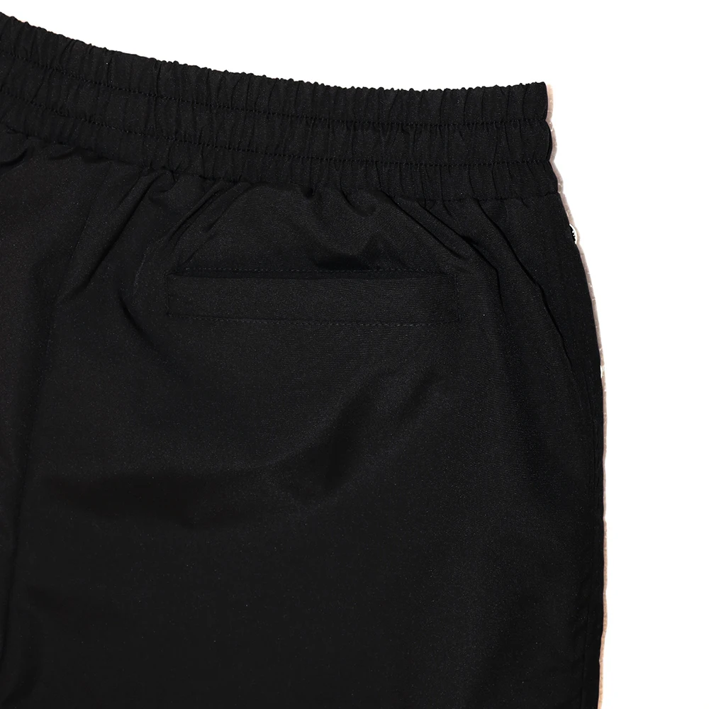 Side Button Embroidery Water Proof Thin Summer Shorts for Men Elastic Waist Drawstring Baggy Quick Dry Five Point Pants
