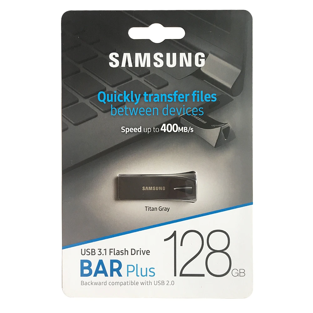 USB Flash Drive Samsung USB Flash Drive 64GB 128GB 256GB USB 3.1 Mini Pen Drive Memory Stick Storage Device U Disk Read speed up to 400MB/s