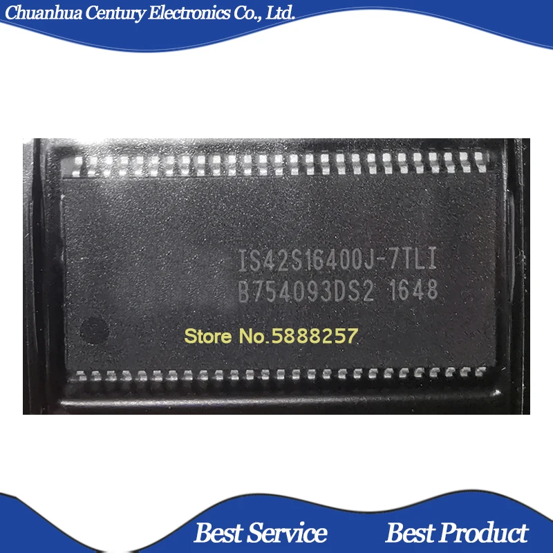 

5 Pcs/Lot IS42S16400J-7TLI TSOP54 New and Original In Stock