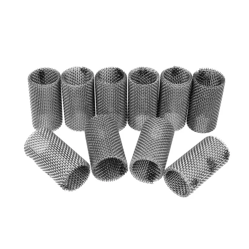 

10Pcs 310s Stainless Steel Strainer Screen Filter for Diesel Air Parking Heater Metal Car Glow Plug Burner 3-Layers Filter Mesh