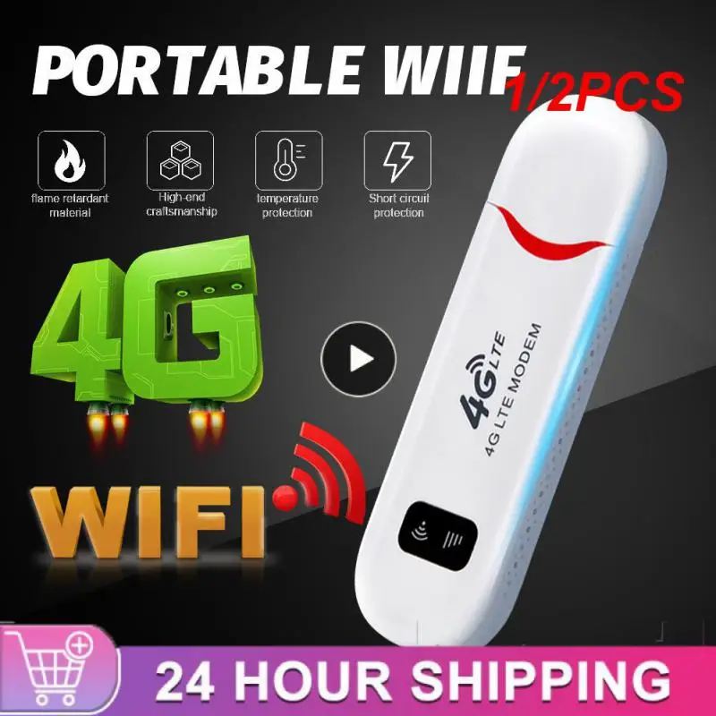 

1/2PCS 4G LTE Wireless Router USB Dongle 150Mbps Modem Stick Mobile Broadband Sim Card Wireless Adapter 4G Card Router Home