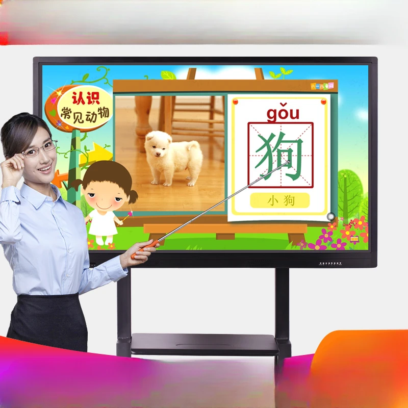 

55 inch teaching all-in-one machine kindergarten multimedia interactive touch screen conference electronic whiteboard