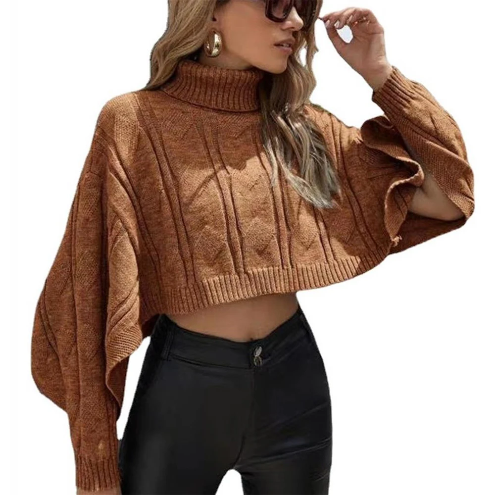 2022 Street Sweater Fall Women's Casual Blouse Coat Sweater Sexy Bare Belly Suit Pullover red cardigan