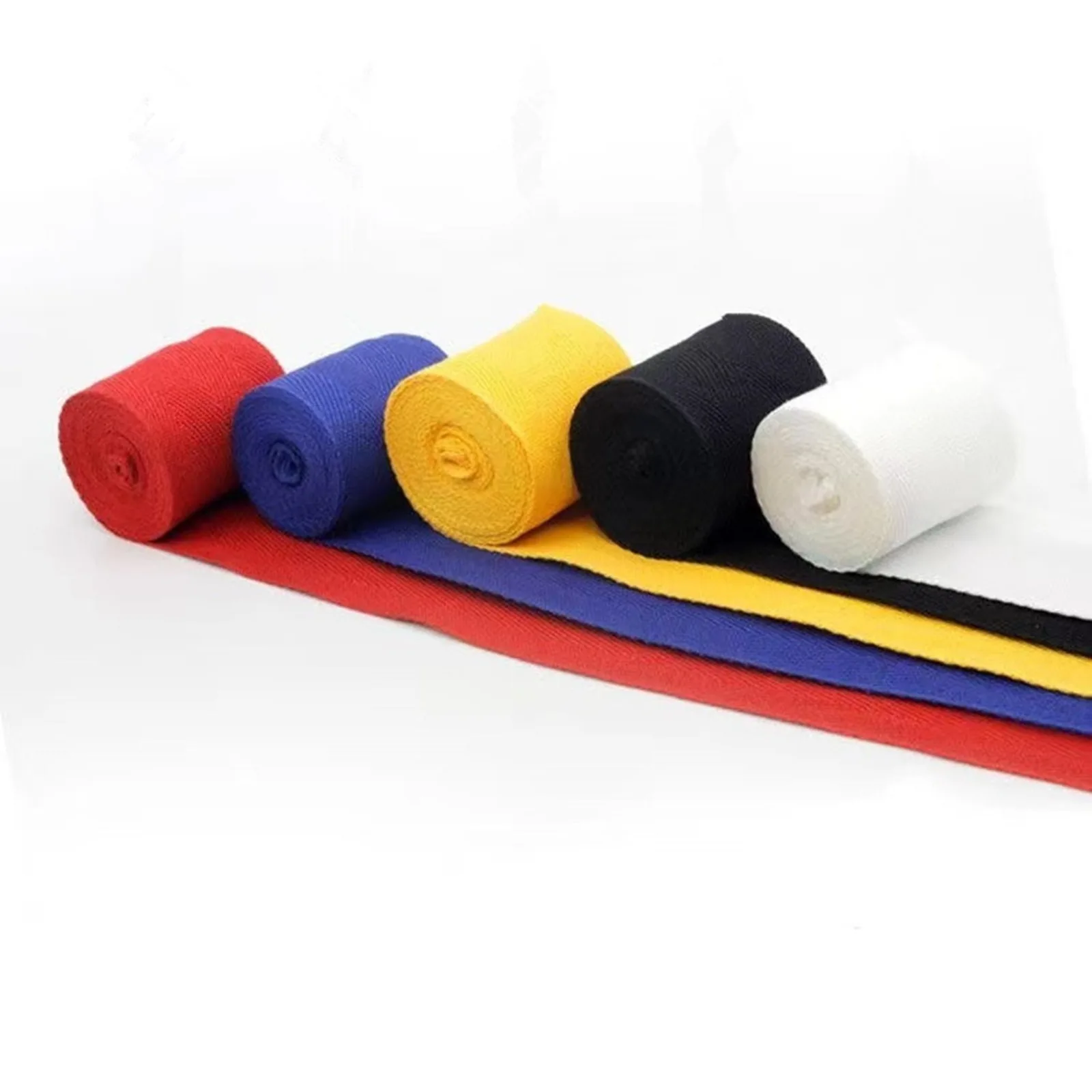 2 Rolls 2.5/3/5M Cotton Boxing Bandage Sports Strap Sanda Kick Boxing MMA Hand Gloves Wraps Belt Sports Wraps Bandage boxing bandage