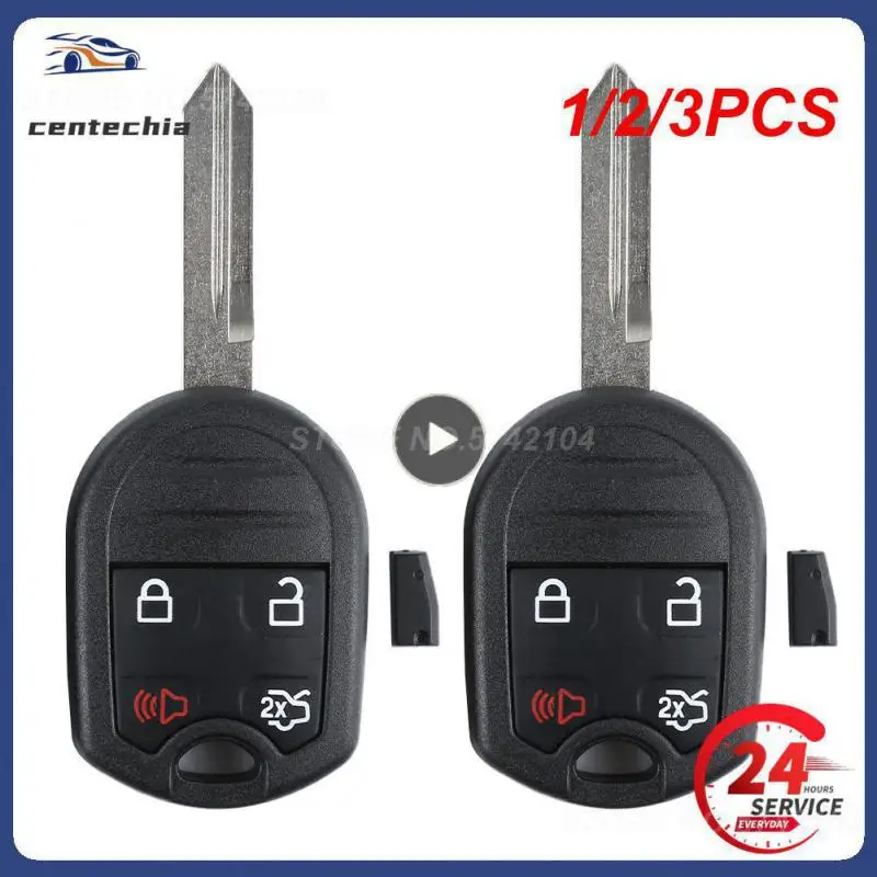 

1/2/3PCS Remote Car Key Shell Fob For Ford Edge Explorer Ranger Expedition Mustang Escape Taurus Flex Focus Fusion 2007-2015