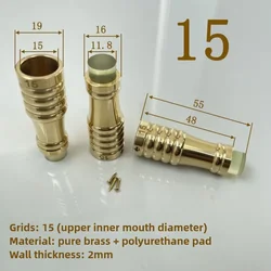 Durable Anti - Skid Brass Replacement Tip for Hiking Poles and Chair Legs (15mm)