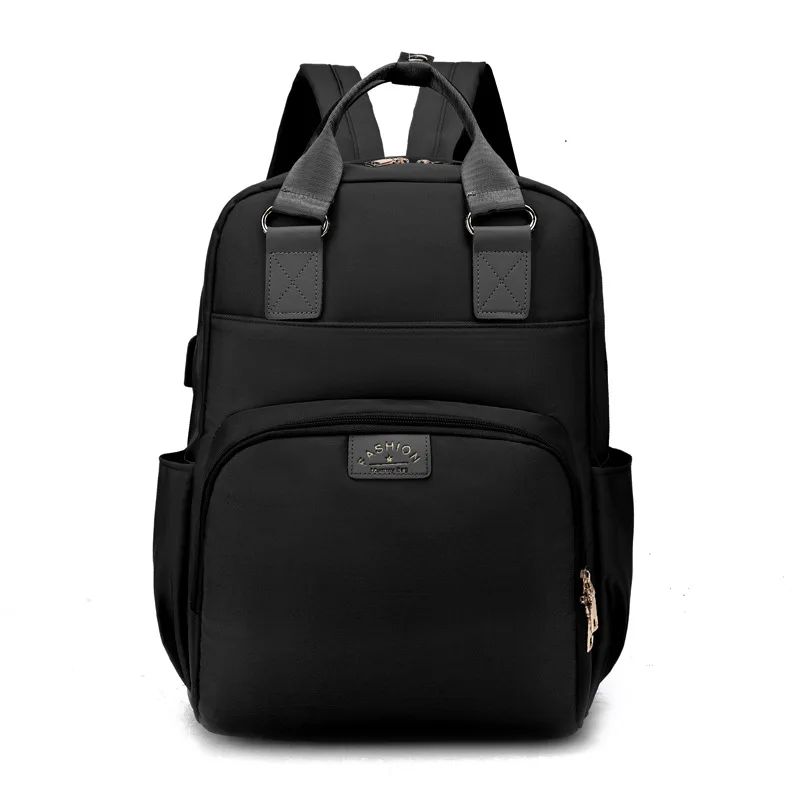 Mommy Bag Female New Women's Maternity Bag Mother and Baby Backpack Computer Bag Large-capacity College Wind Shoulder Bag Bebe