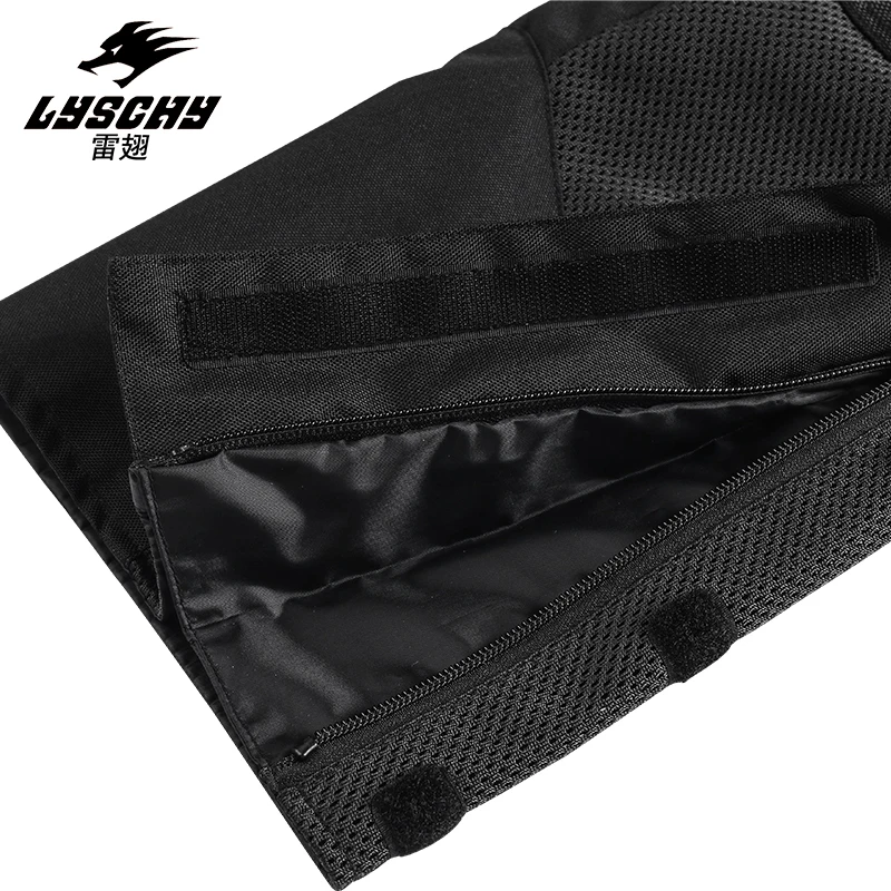 LYSCHY 남성용 메쉬 라이딩 바지, 무릎 패드 내장, 추락 및 충돌 통기성 오토바이, 모토크로스 라이딩 바지, 여름 LY-917