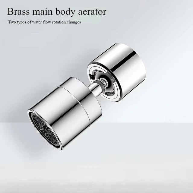 ตัวขยายก๊อกน้ำทองเหลืองอุปกรณ์โฟมอเนกประสงค์ป้องกันการกระเด็นโหมดการไหลของน้ำสองโหมด 1