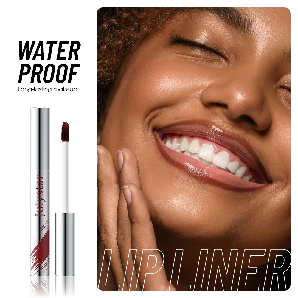Peel Off Lip Liner Pen Set 5pcs Long-lasting Waterproof & Smudge-proof Peel Off Lip Liner Stain Peel Lipstick Natural