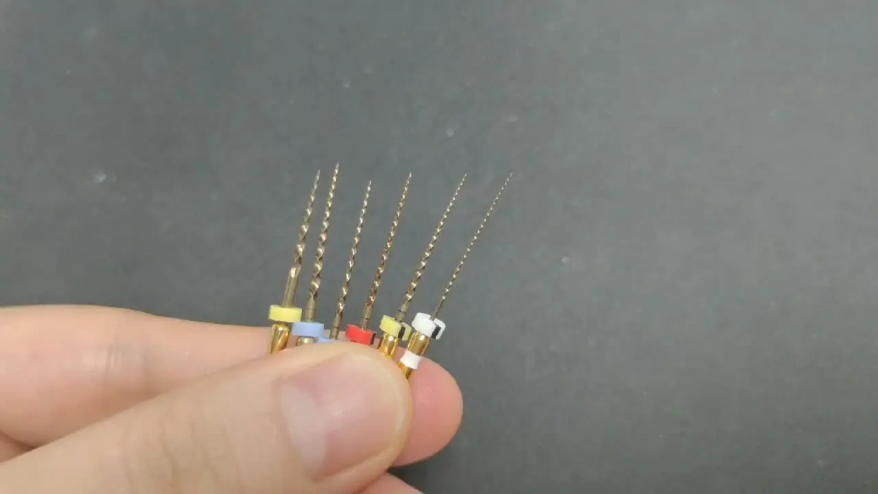 JOYOURUI Золотые эндофайлы для стоматологического двигателя 6 шт.