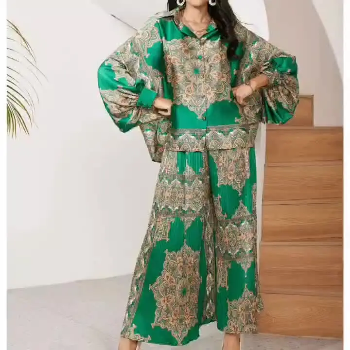 Новые модные пижамные комплекты с принтом для женщин комплект из двух предметов