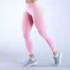 Pantalons de yoga à haute élasticité sans couture, pantalons de fitness à séchage rapide pour le running, effet push-up, leggings de sport actifs pour le yoga