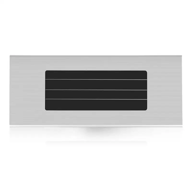 LED Solar house number Doorplate Number Lamp House Door Numbers Outdoor Wall Plaque Light 4 LED