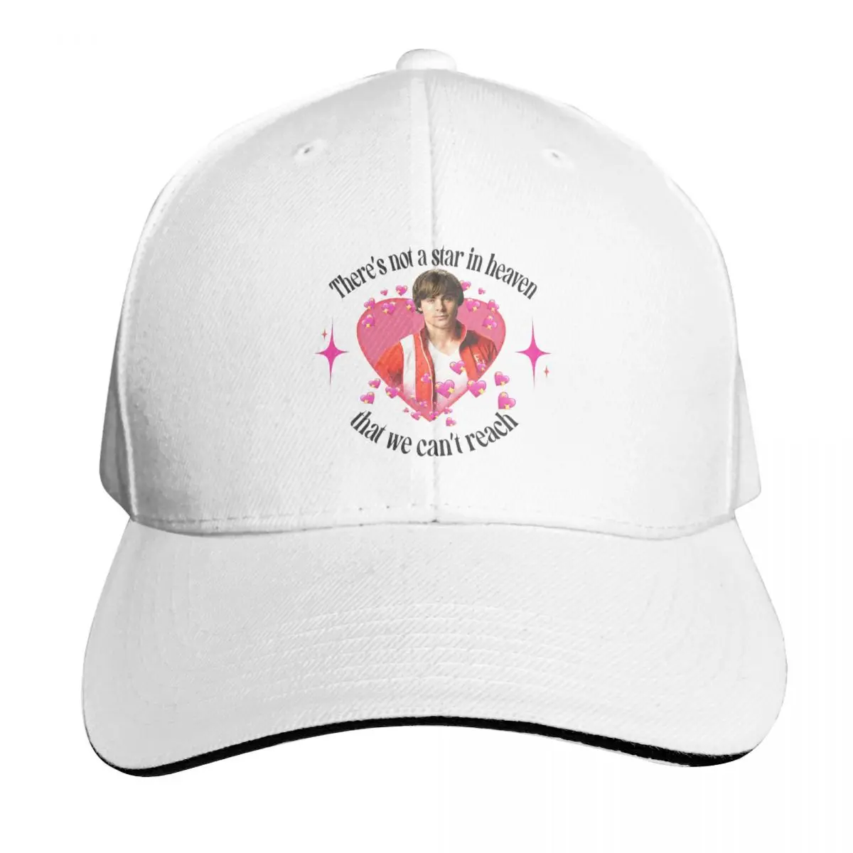Zac Efron Troy Bolton Bet Cap, modische, lässige Baseballkappen, verstellbare Mütze, Hip Hop, Sommer, Unisex, Baseballmützen