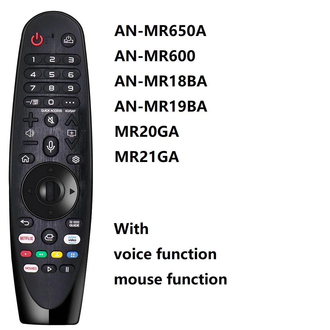 Voice For Lg Magic Tv Remote Control Anmr650a Anmr18ba Anmr19ba Mr20ga Anmr600 Original