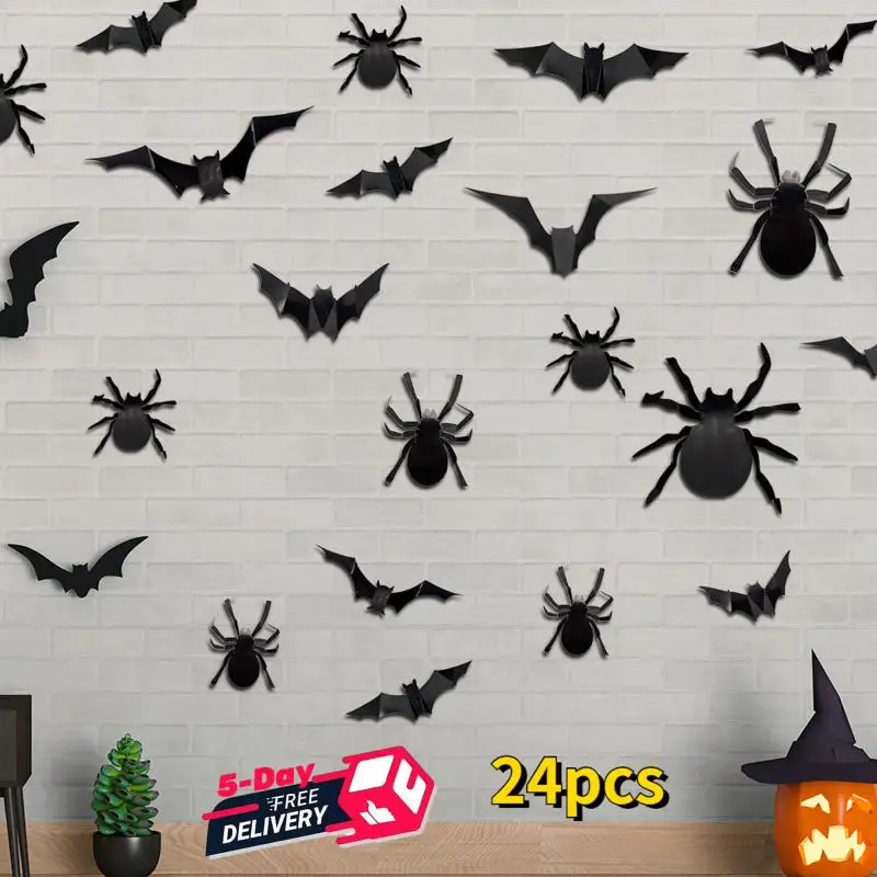 

30 шт., наклейки-гирлянды в виде кленовых листьев на Хэллоуин