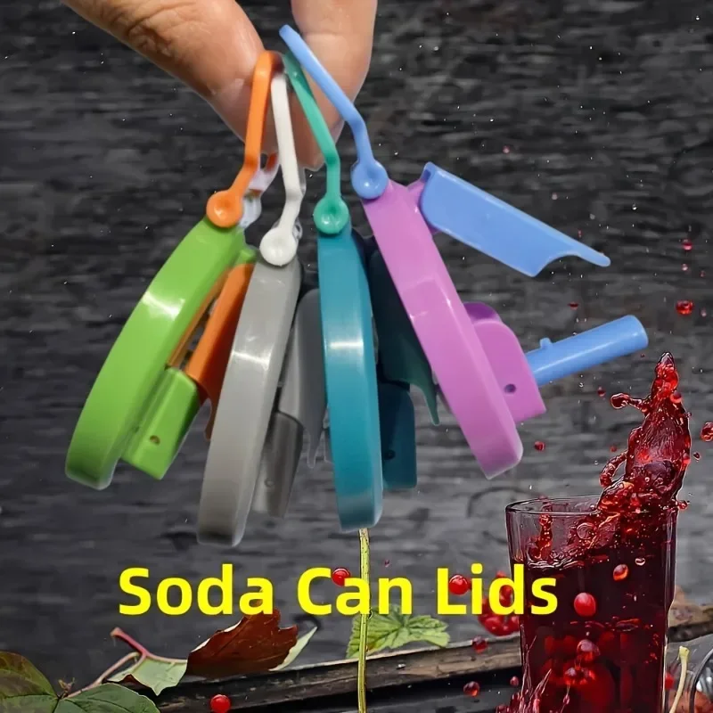 Reusable Straw Cap for Canned Drinks - Versatile Beverage Accessory in Four Vibrant Colors