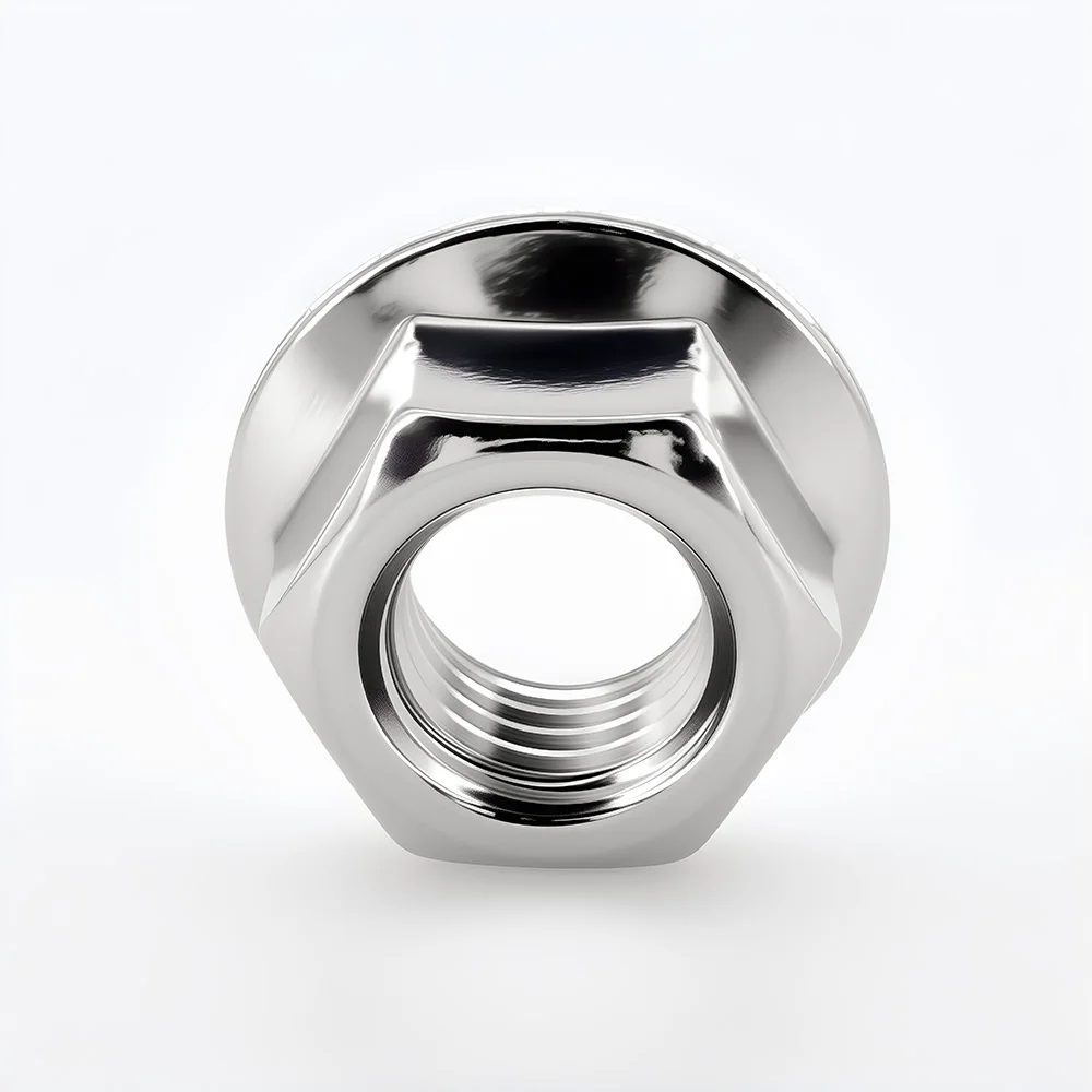 DIN6923 Hexagon Flange Nut M3 M4 M5 M6 M8 M10 M12 M14 M16 M20 Serrated Spinlock 304 Stainless Steel Lock Nut