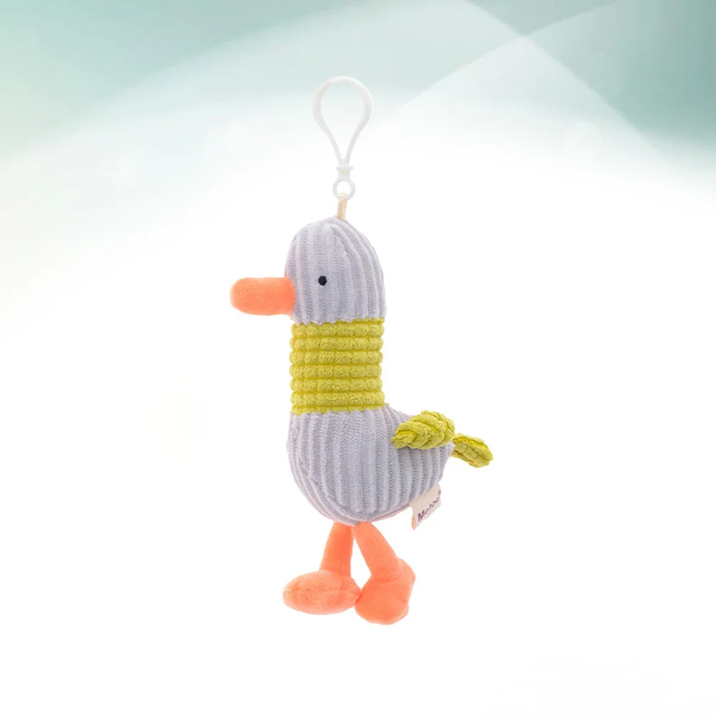 Plush Key Ring Seagull Keychain Rings Hanging Pendant Fob Cartoon Cell Phone Rabbit