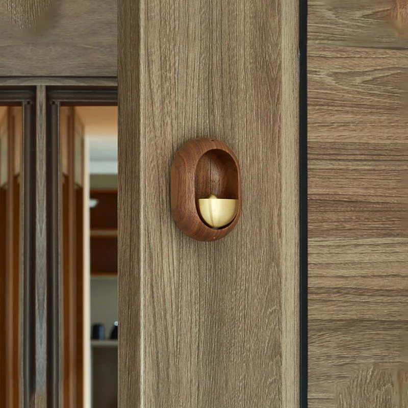 Wooden Door Bell Japanese Wind Chime Door Chime Room Decor Home Front Doorbell Landscape Bell Shopkeeper Remind Bell 풍경
