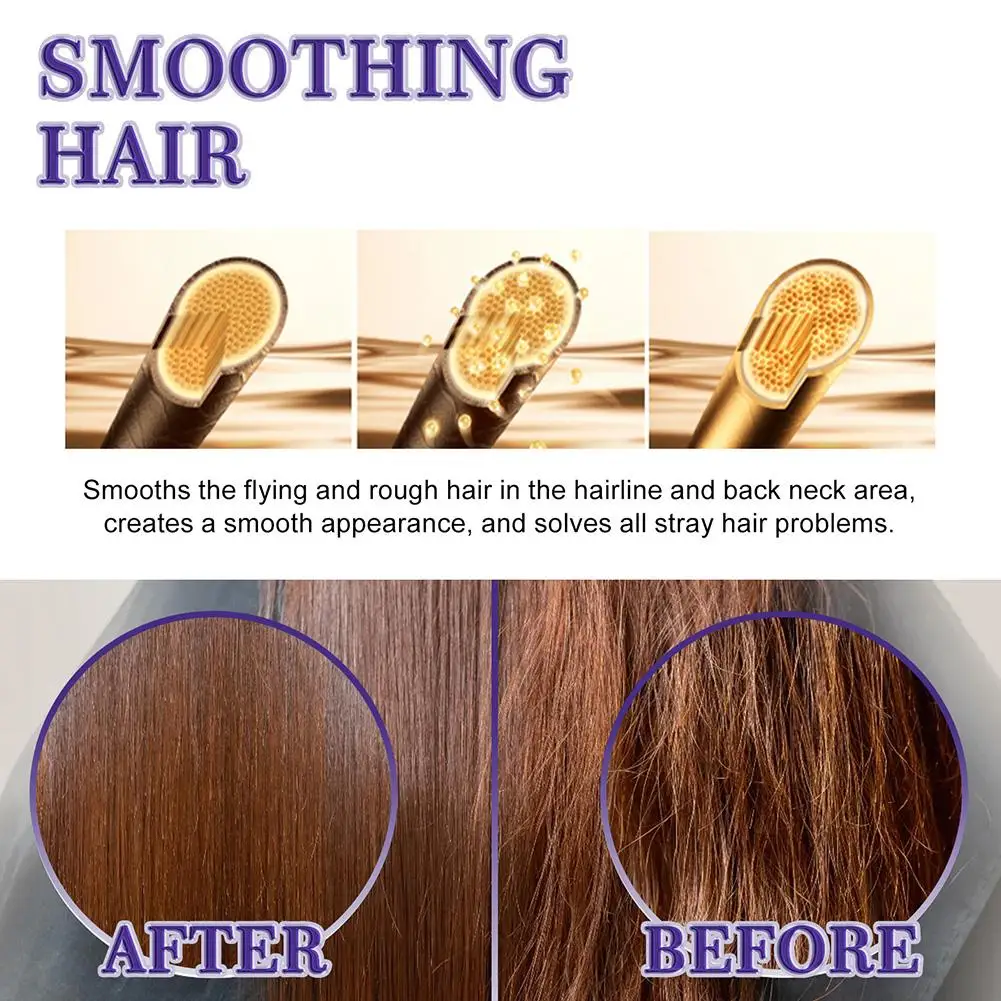 Hair Wax Stick Prevent Frizz Arrange Loose Smooth Styling Long-lasting Bar Wax Hair Women Non Styling Natural Greasy Men J7A9