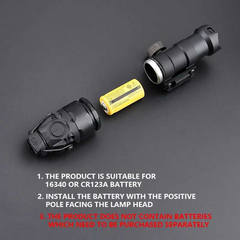 Wadsn KIJI K1 IR Led Flashlight Metal Tactical Hunting