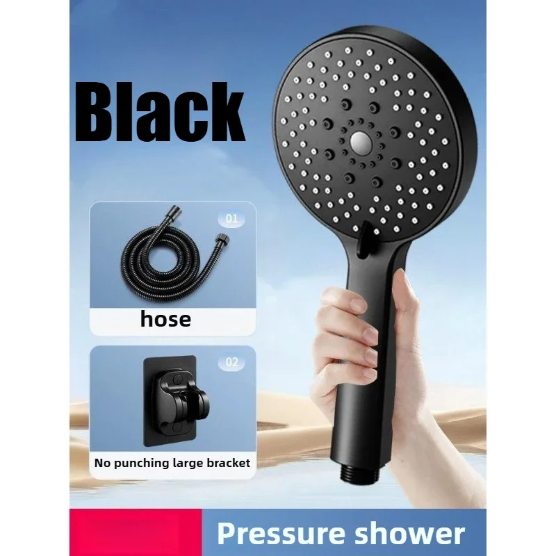 EcoFlow Adjustable Handheld Rain Shower Head with Water-Saving Features and 5 Spray Modes
