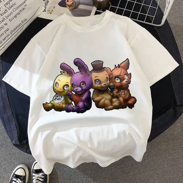 Jilijia Five Nights Game Kids Boys T-Shirt 3D Summer Casual Tops FNAF Anime  T-Shirt