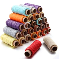 Polyester Flat Waxed Thread 150D 1mm – 50 Yards Leather Sewing Cord for Leathercraft, Bookbinding & Hand Stitching - Image 4