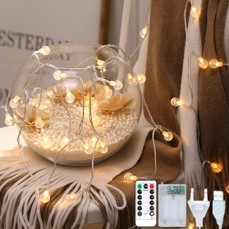 СВЕТОДИОДНАЯ Гирлянда в виде пузырьковых шариков лампа-лента для детской