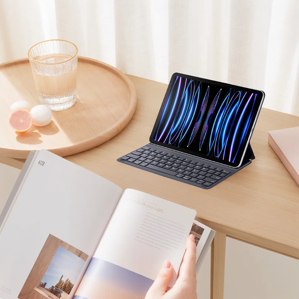 スマートキーボード用マジックフォリオケース,2つの視野角,iPad