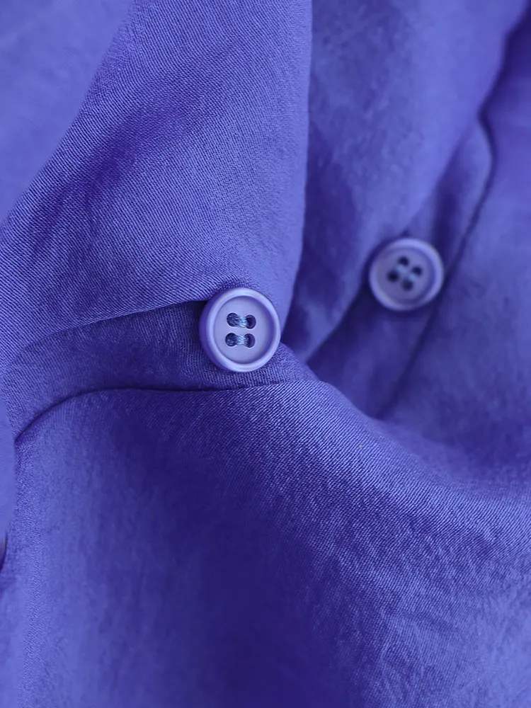 HH Women Fashion Ruffles Blouses V-Neck Button Long Sleeve Shirt Spring Summer Casual Office Lady Solid Chic Tops