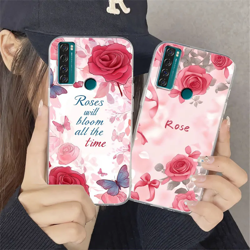 Transparent Shockproof Silicone Soft Phone Case
