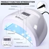 SUN 1s Por UV Nail Dryer Gel Polish Drying Lamp 48W LED 30 Beads Uv Led Lamp Nail Phototherapy Machine Tool Nail Art Machine 3