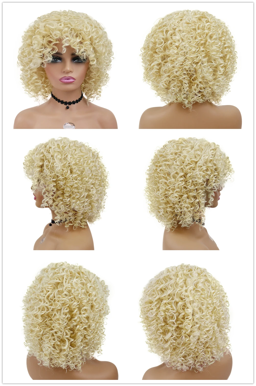 feminino afro kinky encaracolado peruca feminino cosplay