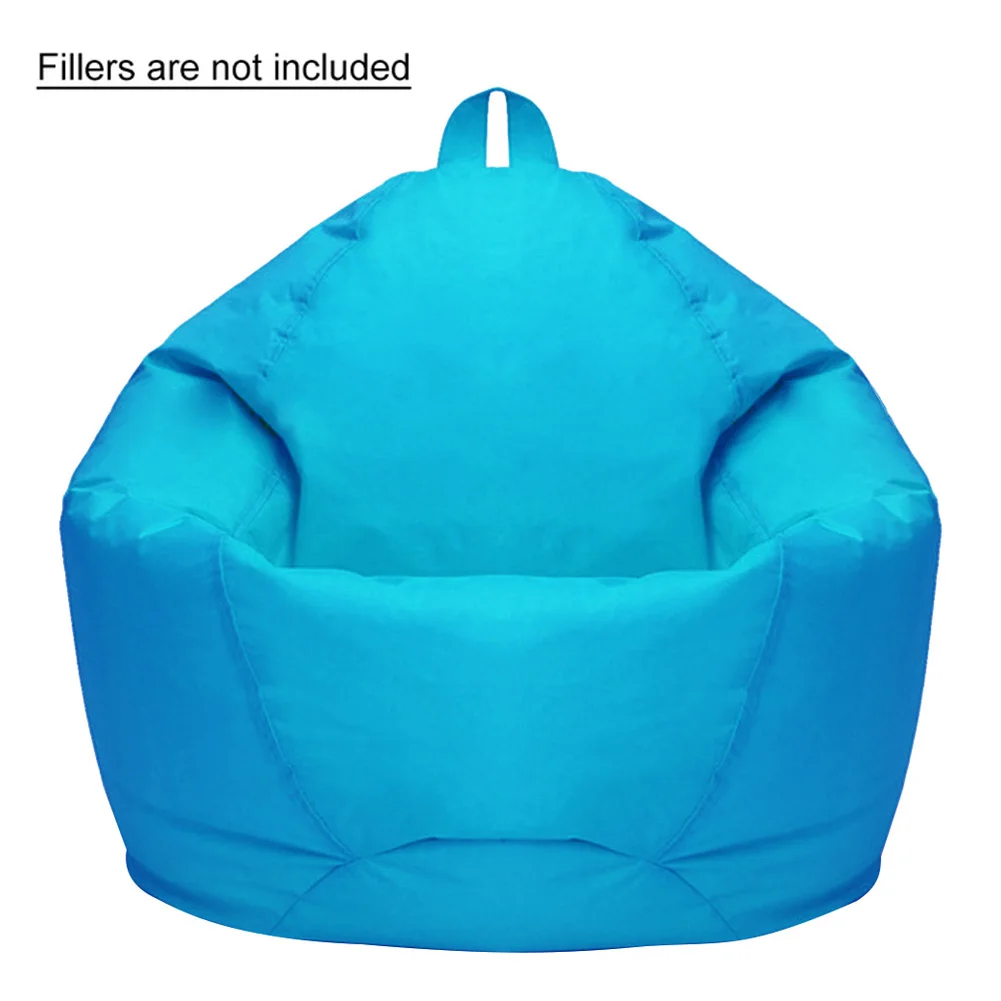 Oxford Fabric Lazy Lounger Indoor Lazy Sofa Bean Bag Cover Living Room Hotel Easy Clean