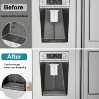 1pcs Water Dispenser Anti-overflow Silicone Mat Drip Tray Coffee Machine Refrigerator Drain Mat Kitchen Sponge Drain Tray 2
