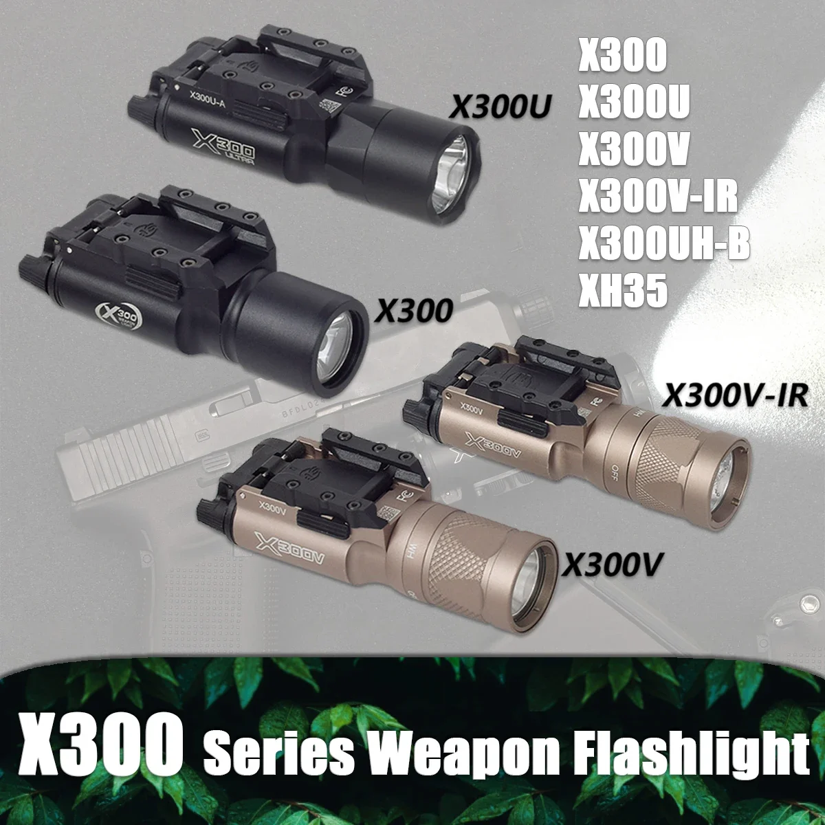 Surefire X300 X300U Ultra X300V XH35 Flashlight Airsoft