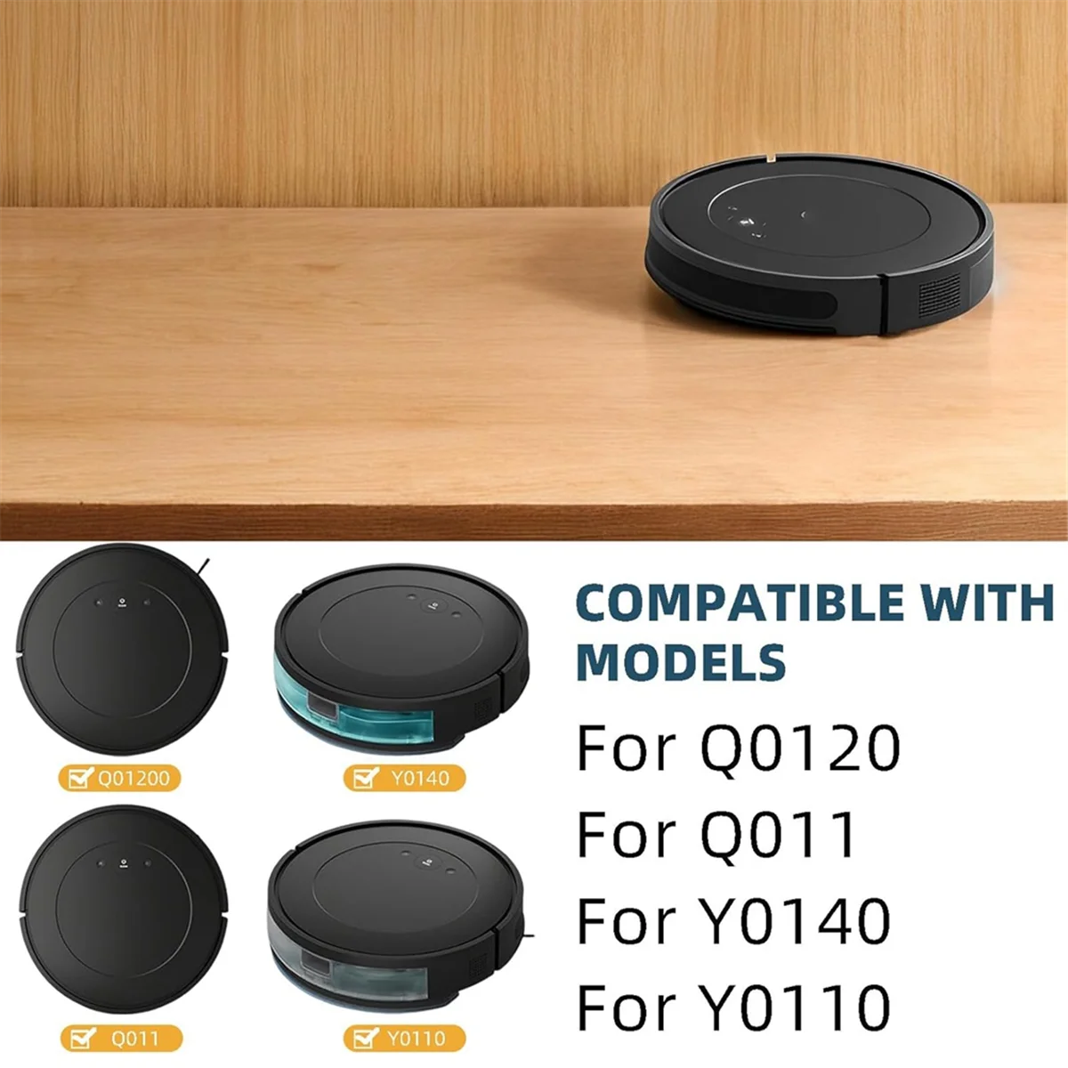 FZFZ Accessories Kit for Combo Essential Series Q011, Y0110, Q0120,Y0140 Robot Vacuum Replacement Parts