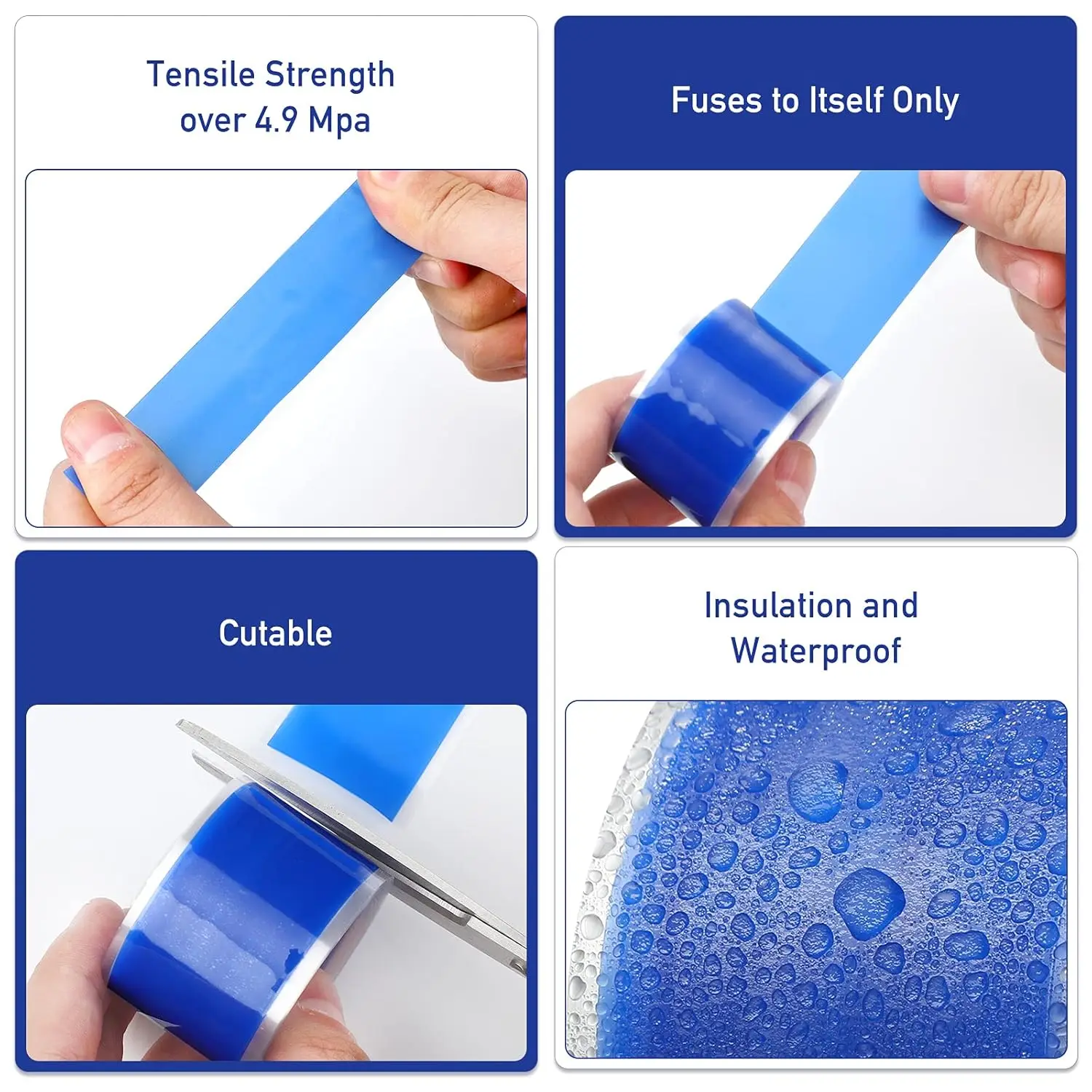Waterproof Insulating Pipe Tape for Superior Leak-Stopping and Sealing