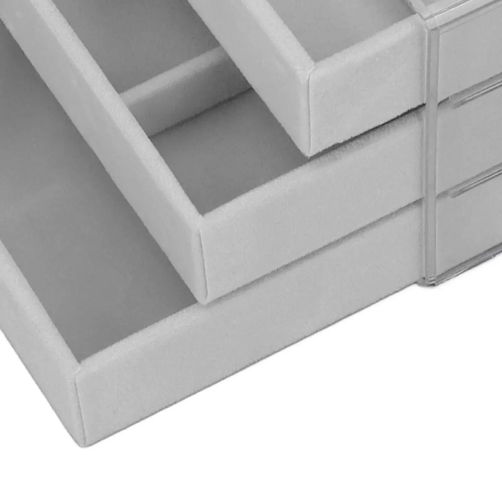 Sdfa2b9e6b86547bfb72dcd9df95ceac6b Acrylic Jewelry Organizer Box 3 Drawers Clear Jewelry Storage Box For Earrings Bracelet Necklace Ring Watch Holder Velvet Box