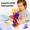 Children's Mini Folding Chair Game Desktop Stacking Chairs Game Balancing Toys Parent Child Puzzle Interaction Fun Toy Gifts 4