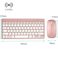 2.4Ghz Ultra-Thin Wireless Keyboard And Mouse Combo With USB Receiver Mouse Keyboard Set For Apple PC WindowsXP/7/8/10 - Image 4