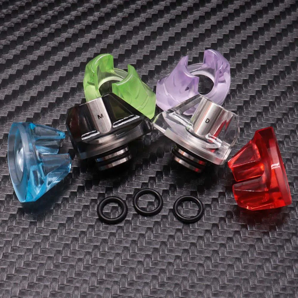 

Electronic Cigarette Vape Monarchy Cyber Whistle 510 Drip Tip Dl/mtl Tip Mouthpiece for Bb Box Dotaio Atomizer Accessories