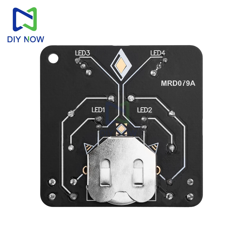 Robot elettronico fai-da-te Elettronica LED Principiante Apprendimento Saldatura Divertimento Kit fai-da-te Modulo tubo luminescente a LED - immagine 6